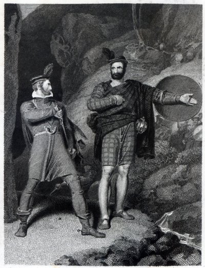 Roderick Dhu and a Clansman, from 